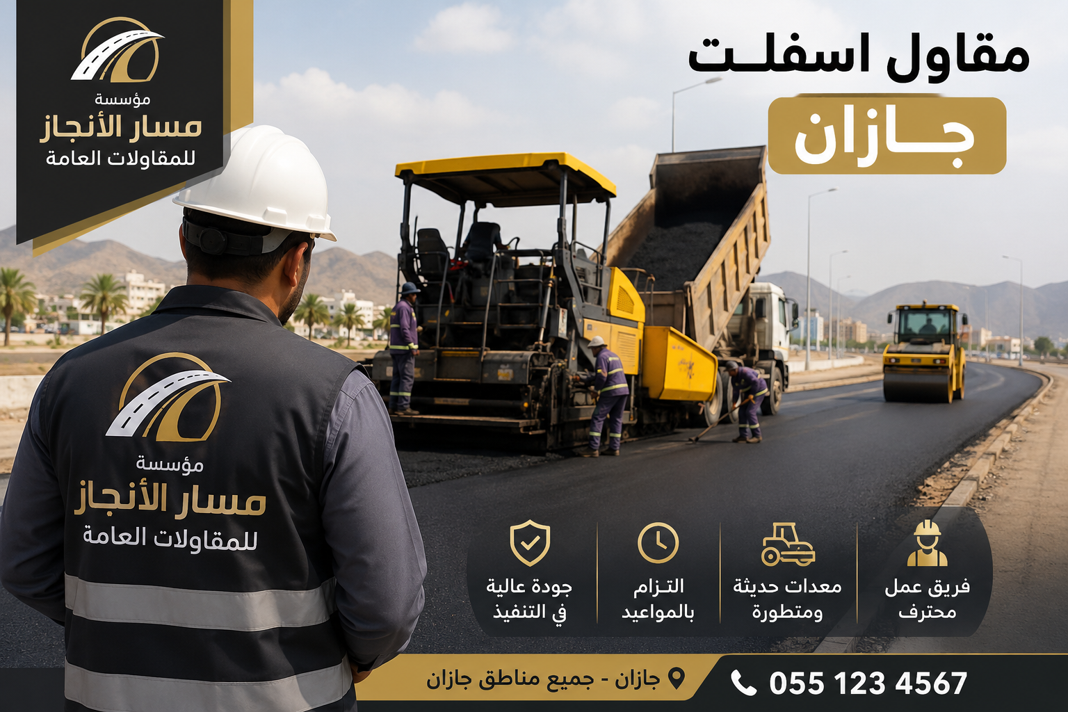 مقاول اسفلت جازان